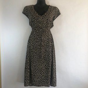 Jessica Howard - Brown and Beige Pattern Dress